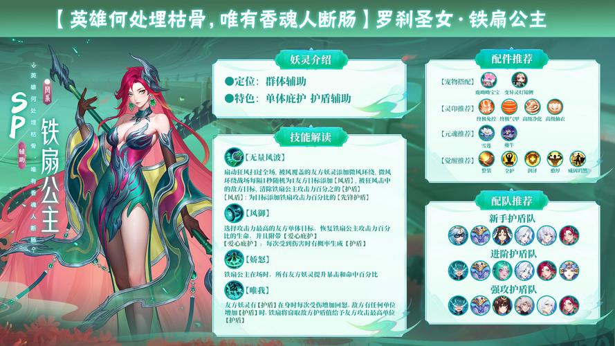 乱斗西游二铁扇公主装备推荐!定位解析+实战技巧一篇搞定